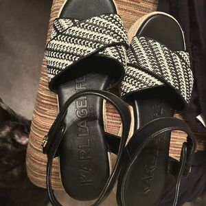 Karl Lagerfeld Monochrome Women's Sandals